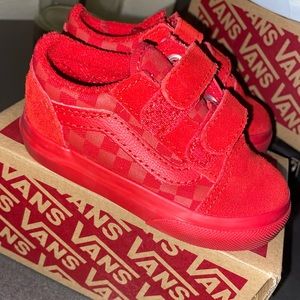 Old Skool V Racer Red Vans